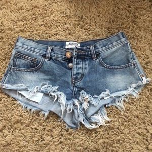 OneTeaspoon Denim Shorts